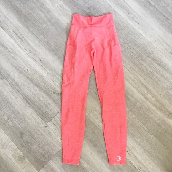 Bombshell Sportswear Pants - Bombshell Sportswear Women's Curves Soft Leggings - Scrunch Booty Pink Peach